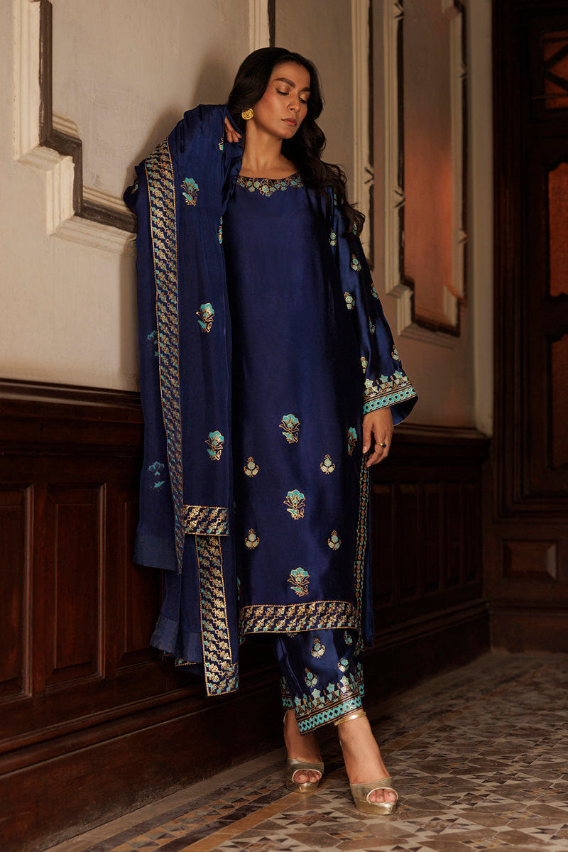 The Pink Tree Company | Yaadish Bakhair | Blue Mirage -  The Pink Tree Company Ladies Clothes - Original Designer Dress - House of Maryam