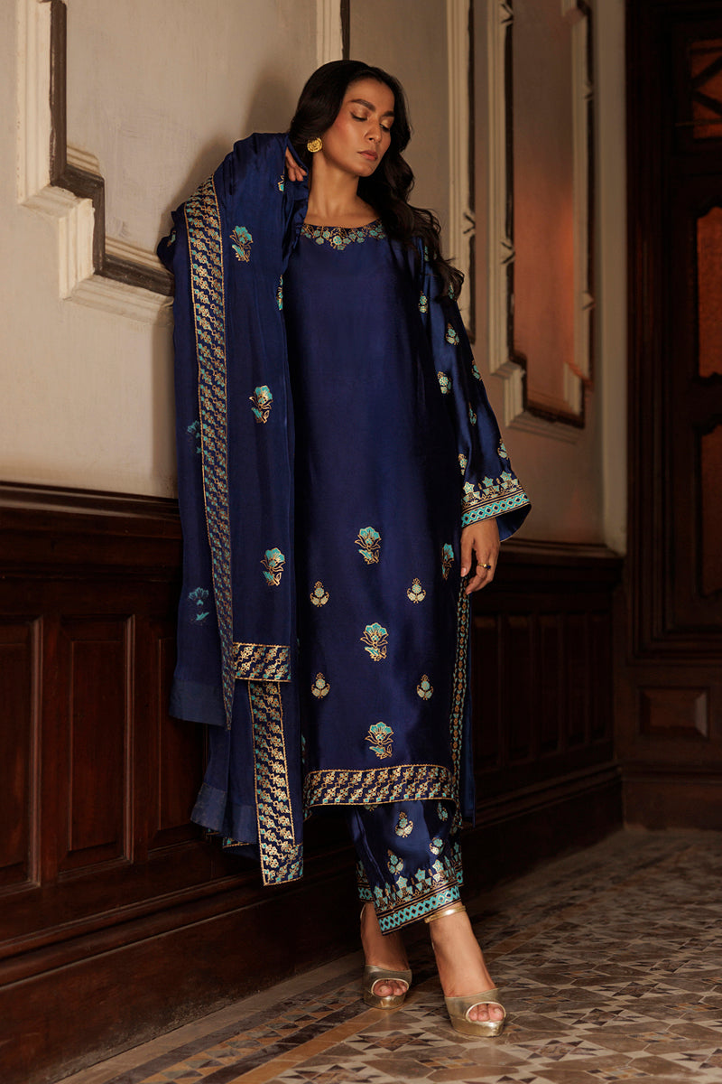 The Pink Tree Company | Yaadish Bakhair | Blue Mirage -  The Pink Tree Company Ladies Clothes - Original Designer Dress - House of Maryam