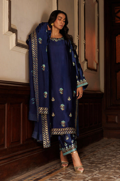 The Pink Tree Company | Yaadish Bakhair | Blue Mirage -  The Pink Tree Company Ladies Clothes - Original Designer Dress - House of Maryam