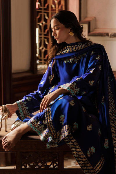 The Pink Tree Company | Yaadish Bakhair | Blue Mirage -  The Pink Tree Company Ladies Clothes - Original Designer Dress - House of Maryam