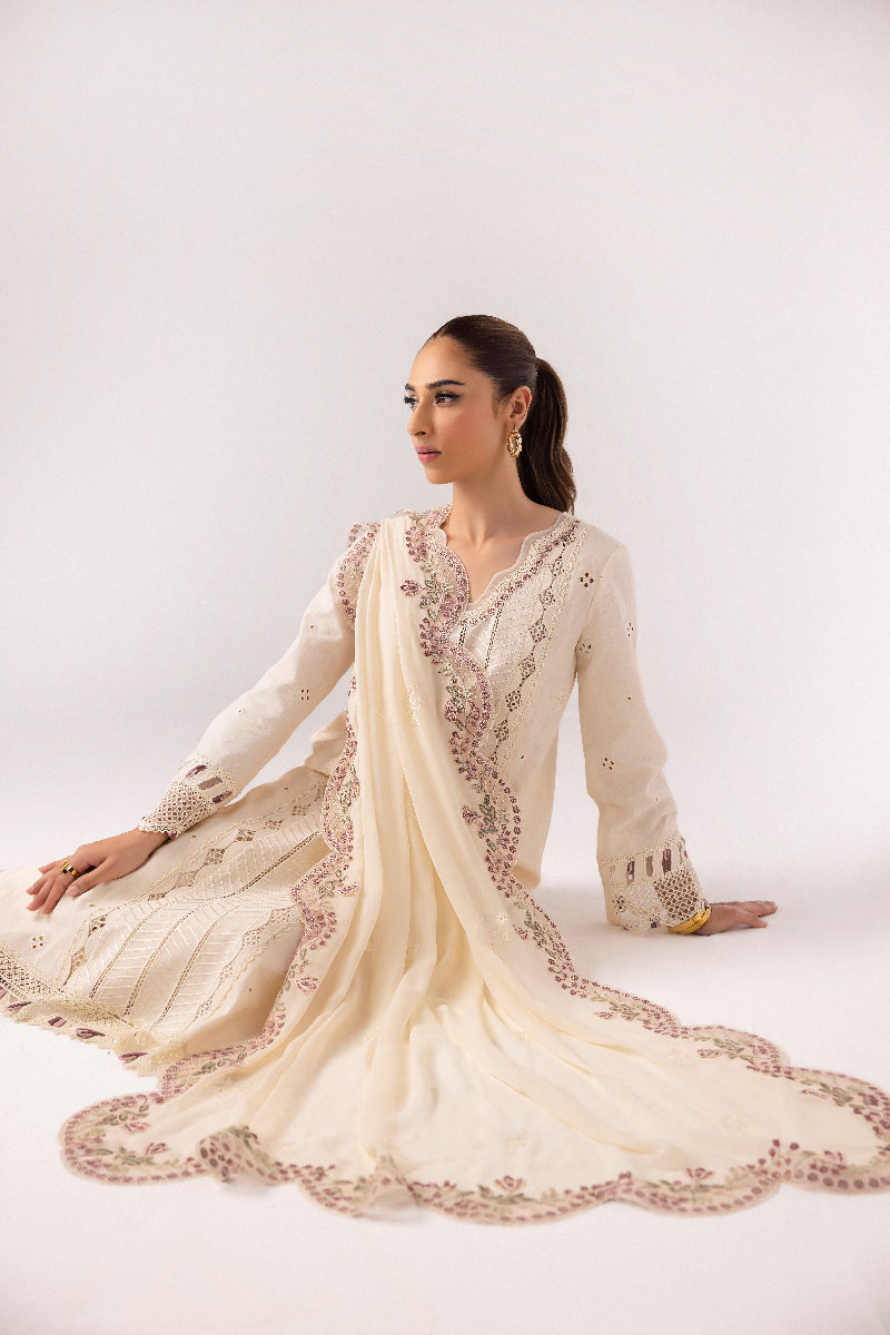 Qalamkar | Basic Pret 25 | KT-01 Lverah -  Qalamkar Ladies Clothes -  House of Maryam
