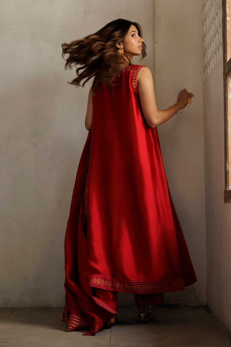 The Pink Tree Company | Yaadish Bakhair | Red Wine -  The Pink Tree Company Ladies Clothes - Original Designer Dress - House of Maryam