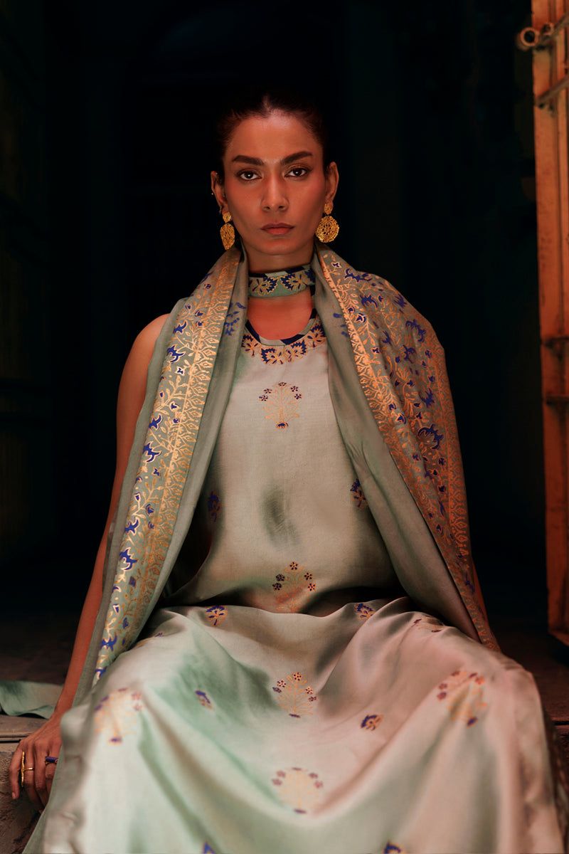 The Pink Tree Company | Yaadish Bakhair | Whispers of Sage -  The Pink Tree Company Ladies Clothes - Original Designer Dress - House of Maryam