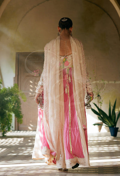 Layla Chatoor | Luxury Pret | Mahiraa Chikankari Peshwas