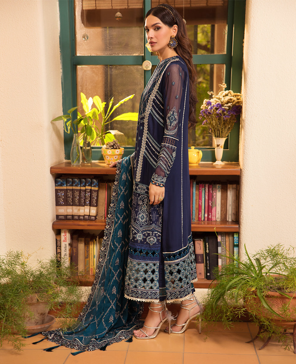 Xenia Formals | Raahi Luxury Formals | CELESTE by Designer Xenia Formals - House of Maryam - Pakistani Designer Ethnic Wear in {{ shop.shopifyCountryName }}