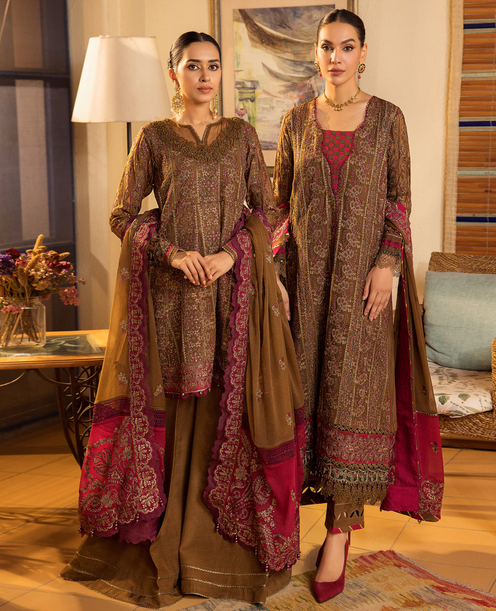 Xenia Formals | Raahi Luxury Formals | ENRICA by Designer Xenia Formals - House of Maryam - Pakistani Designer Ethnic Wear in {{ shop.shopifyCountryName }}