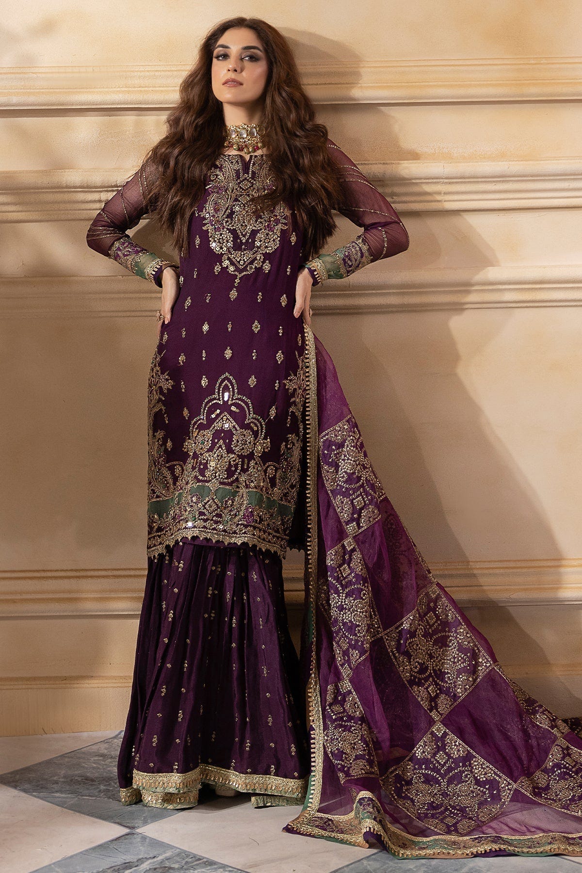 Charizma | Dastan e Jashan | DJW4-03 -  Charizma Formal - Original Designer Dress - House of Maryam