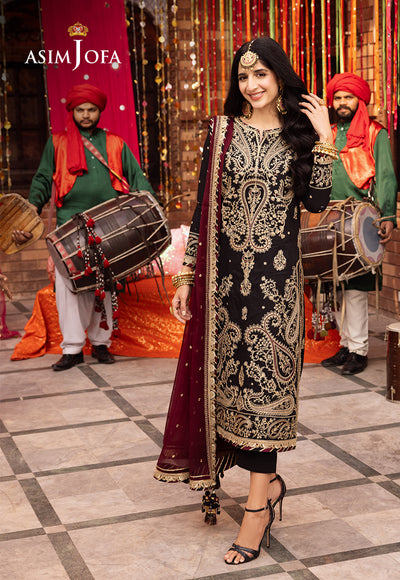 Asim Jofa | Chamak Damak Festive 24 | AJCD-03 by Designer Asim Jofa - House of Maryam - Pakistani Designer Ethnic Wear in {{ shop.shopifyCountryName }}