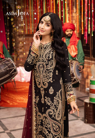 Asim Jofa | Chamak Damak Festive 24 | AJCD-03 by Designer Asim Jofa - House of Maryam - Pakistani Designer Ethnic Wear in {{ shop.shopifyCountryName }}