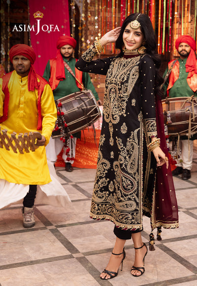 Asim Jofa | Chamak Damak Festive 24 | AJCD-03 by Designer Asim Jofa - House of Maryam - Pakistani Designer Ethnic Wear in {{ shop.shopifyCountryName }}