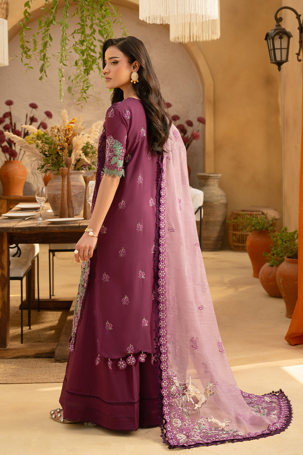 Saira Rizwan | Luxury Lawn 25 | VALERIE-SRL25-11 -  Saira Rizwan Ladies Clothes - Original Designer Dress - House of Maryam