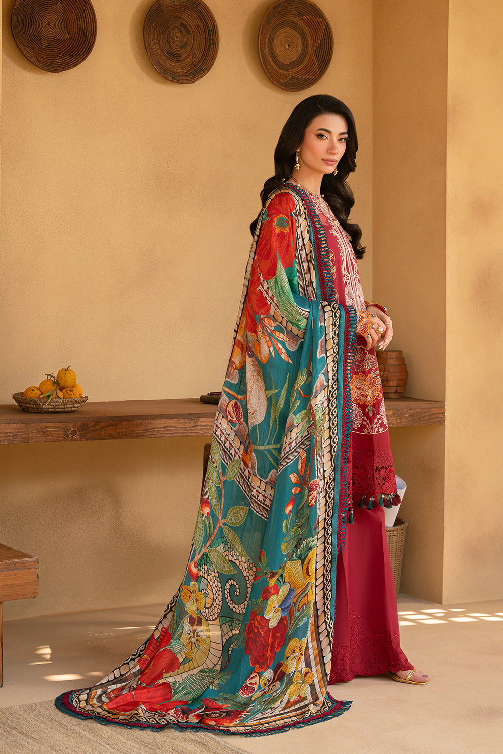 Saira Rizwan | Luxury Lawn 25 | MANON-SRL25-02 -  Saira Rizwan Ladies Clothes - Original Designer Dress - House of Maryam