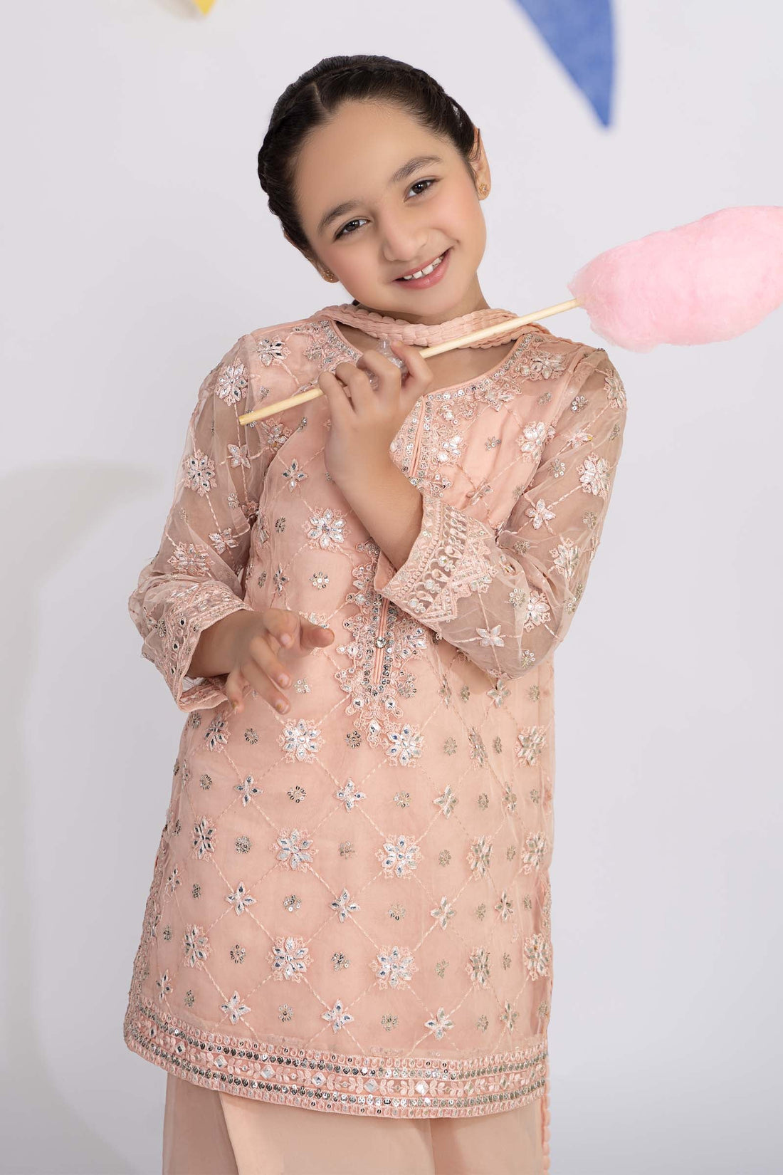 Maria B | 3 Piece Embroidered Organza Suit | MKS-EF24-11