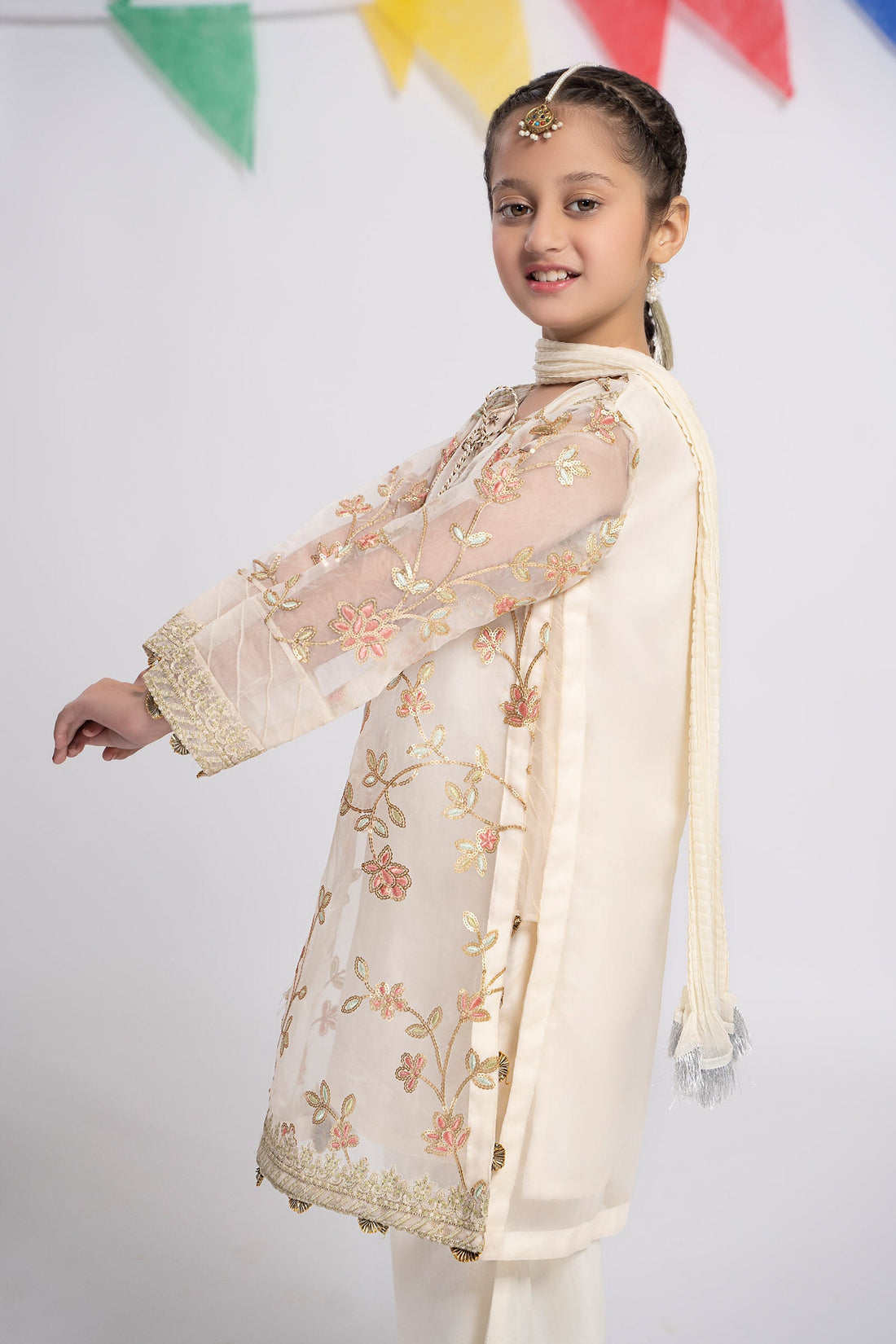 Maria B | 3 Piece Embroidered Organza Suit | MKS-EF24-30