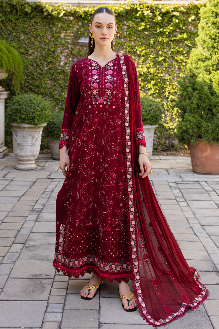 Marjjan | Ruhi Lawn | MLL-03 A -  Marjjan Ladies Clothes - Original Designer Dress - House of Maryam