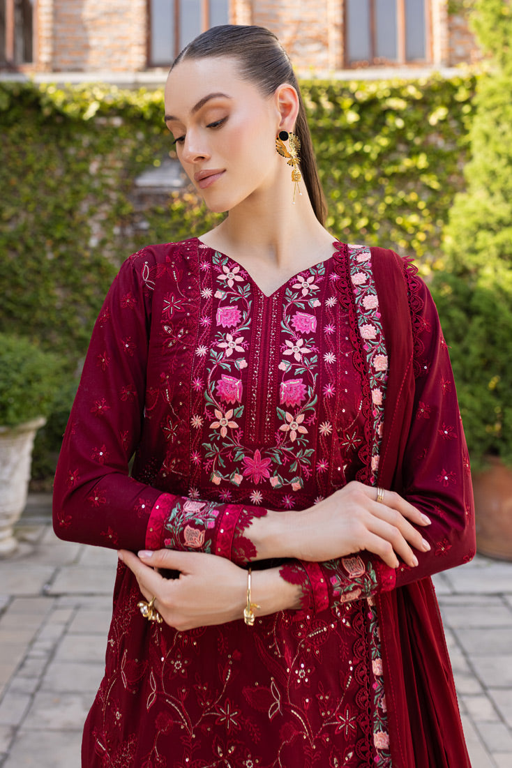 Marjjan | Ruhi Lawn | MLL-03 A -  Marjjan Ladies Clothes - Original Designer Dress - House of Maryam