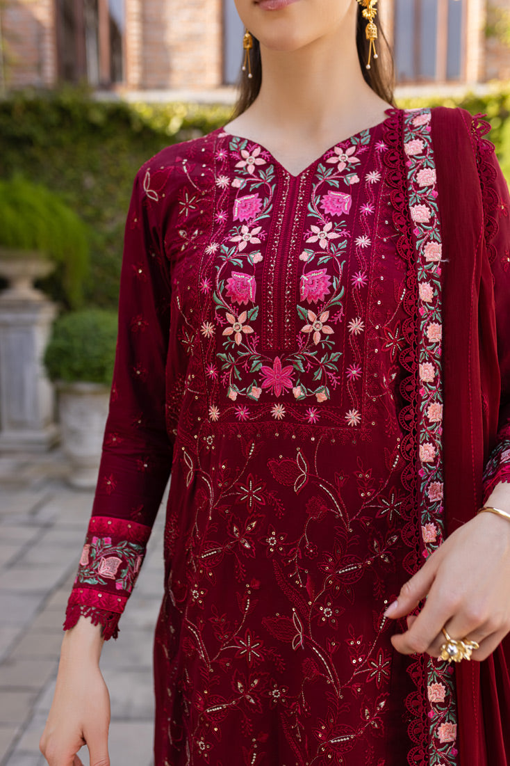 Marjjan | Ruhi Lawn | MLL-03 A -  Marjjan Ladies Clothes - Original Designer Dress - House of Maryam