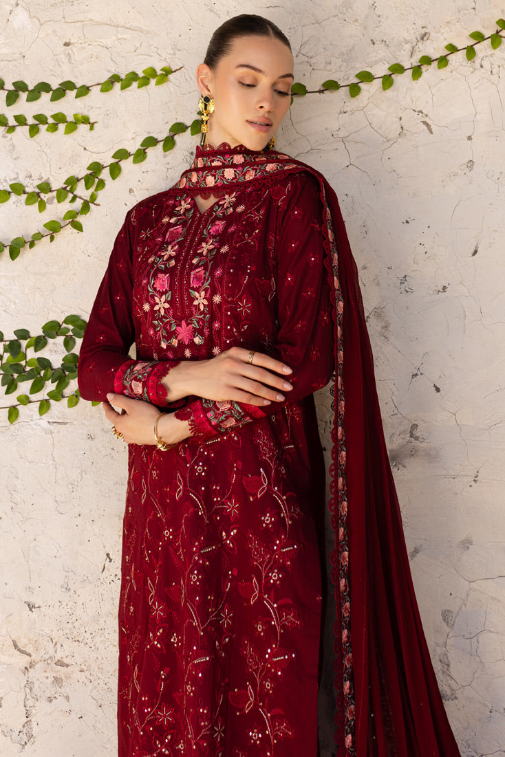 Marjjan | Ruhi Lawn | MLL-03 A -  Marjjan Ladies Clothes - Original Designer Dress - House of Maryam