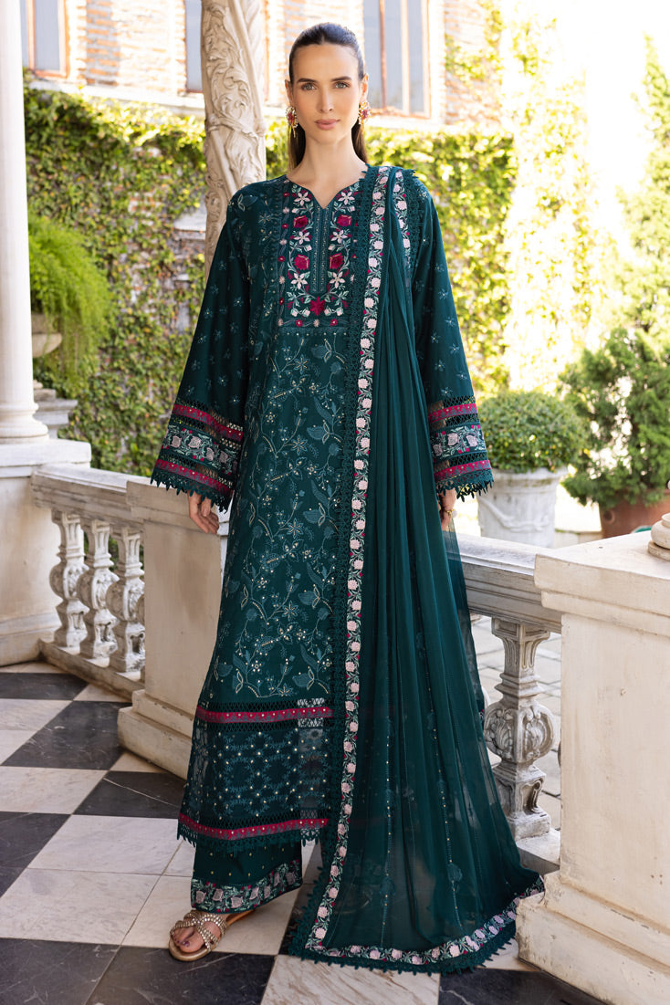 Marjjan | Ruhi Lawn | MLL-03 B ( -  Marjjan Ladies Clothes - Original Designer Dress - House of Maryam