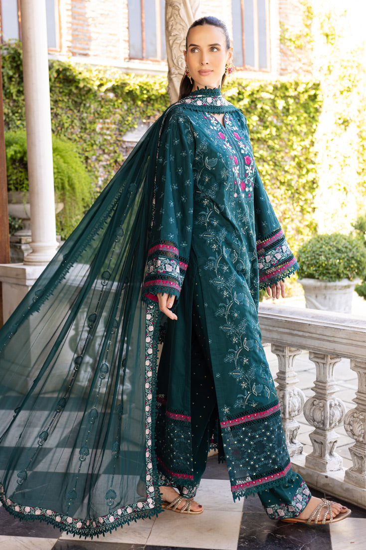 Marjjan | Ruhi Lawn | MLL-03 B ( -  Marjjan Ladies Clothes - Original Designer Dress - House of Maryam