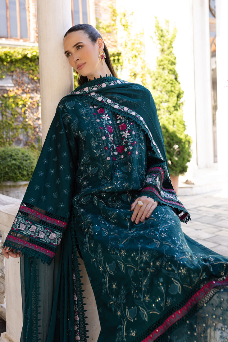 Marjjan | Ruhi Lawn | MLL-03 B ( -  Marjjan Ladies Clothes - Original Designer Dress - House of Maryam