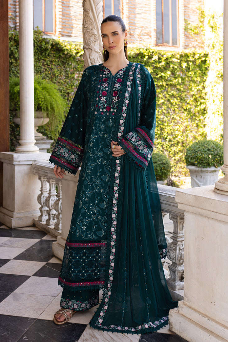Marjjan | Ruhi Lawn | MLL-03 B ( -  Marjjan Ladies Clothes - Original Designer Dress - House of Maryam