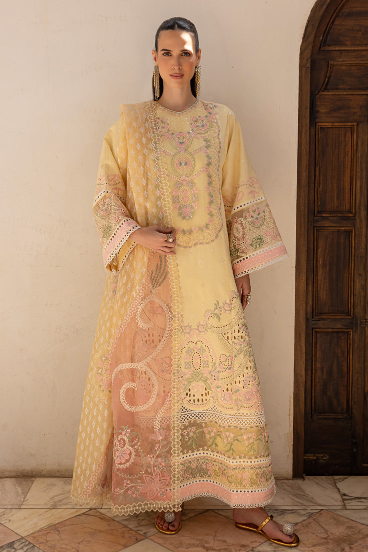 Marjjan | Ruhi Lawn | MLL-05 A -  Marjjan Ladies Clothes - Original Designer Dress - House of Maryam