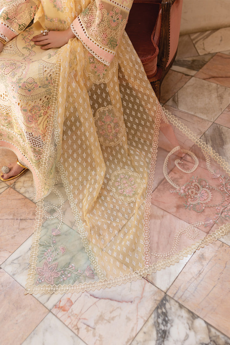 Marjjan | Ruhi Lawn | MLL-05 A -  Marjjan Ladies Clothes - Original Designer Dress - House of Maryam