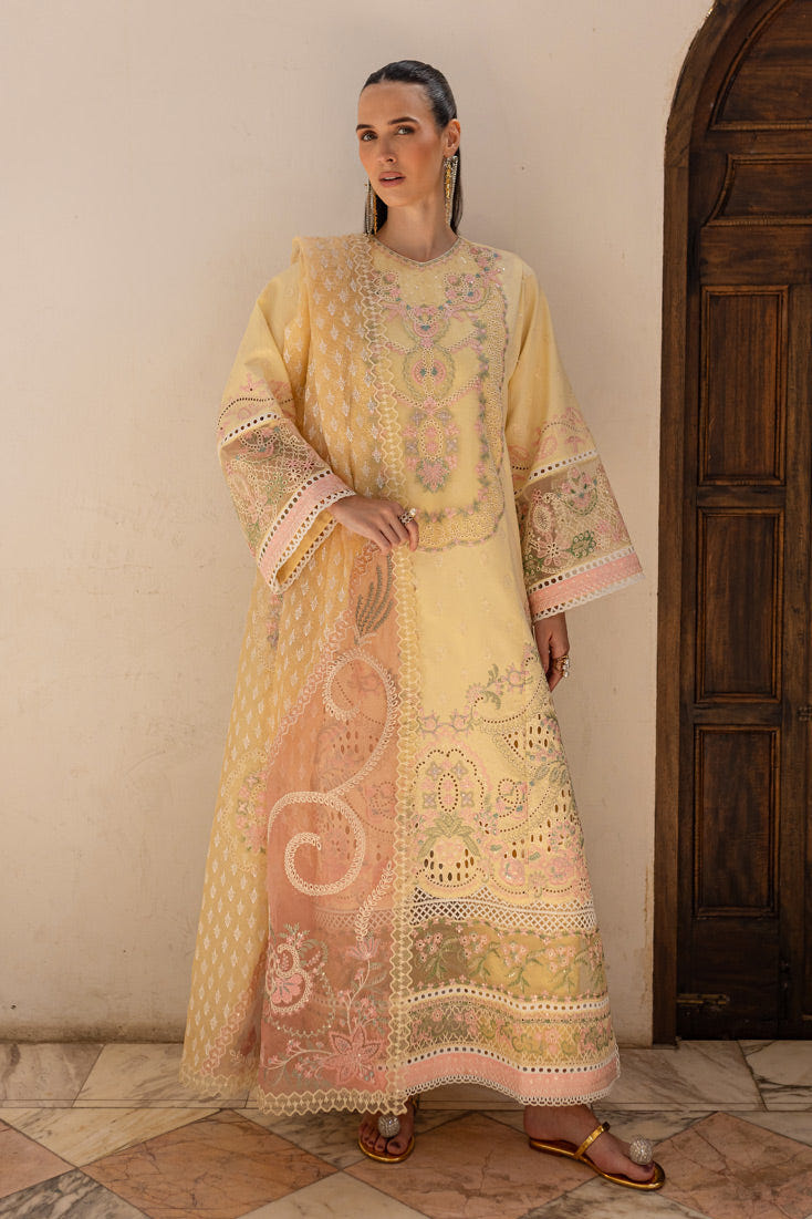 Marjjan | Ruhi Lawn | MLL-05 A -  Marjjan Ladies Clothes - Original Designer Dress - House of Maryam