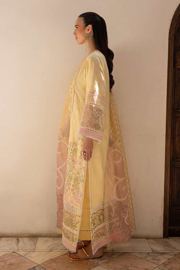 Marjjan | Ruhi Lawn | MLL-05 A -  Marjjan Ladies Clothes - Original Designer Dress - House of Maryam