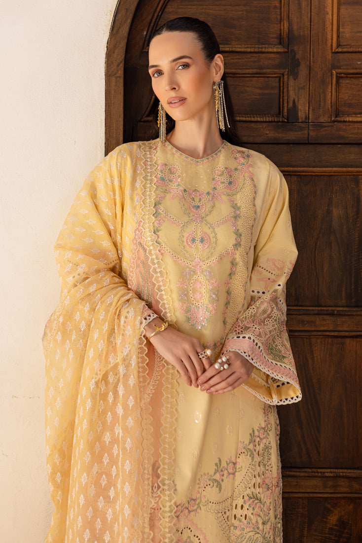Marjjan | Ruhi Lawn | MLL-05 A -  Marjjan Ladies Clothes - Original Designer Dress - House of Maryam