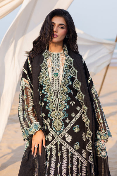 Marjjan | Mavi Lawn | MLL-19 B (BLACK) -  Marjjan Ladies Clothes - Original Designer Dress - House of Maryam