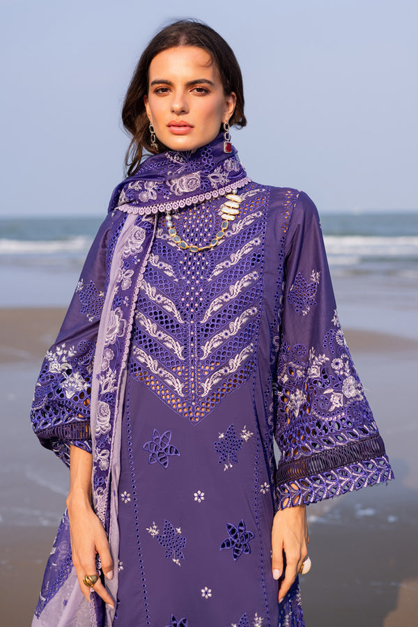 Marjjan | Mavi Lawn | MLL-22 A (PURPLE) -  Marjjan Ladies Clothes - Original Designer Dress - House of Maryam