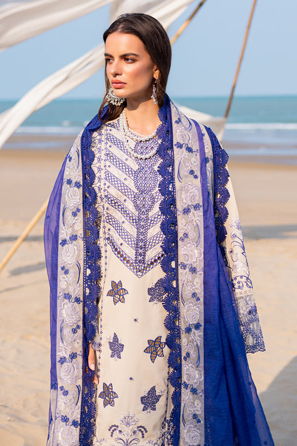 Marjjan | Mavi Lawn | MLL-22 B (SKIN) -  Marjjan Ladies Clothes - Original Designer Dress - House of Maryam