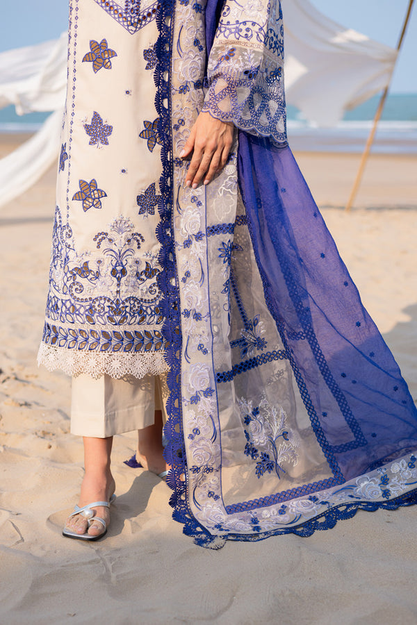 Marjjan | Mavi Lawn | MLL-22 B (SKIN) -  Marjjan Ladies Clothes - Original Designer Dress - House of Maryam