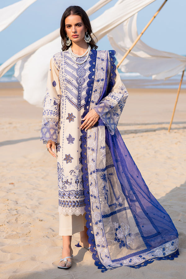 Marjjan | Mavi Lawn | MLL-22 B (SKIN) -  Marjjan Ladies Clothes - Original Designer Dress - House of Maryam