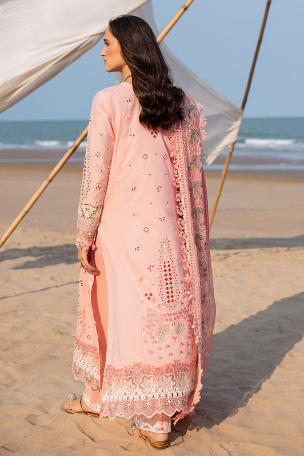 Marjjan | Mavi Lawn | MLL-24 A (PEACH) -  Marjjan Ladies Clothes - Original Designer Dress - House of Maryam