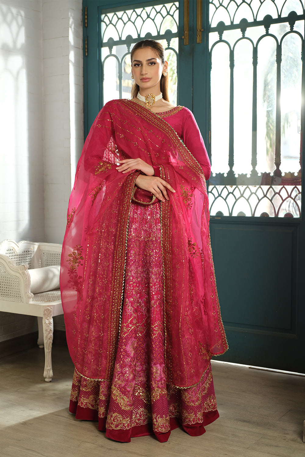 Saira Rizwan | Naqsh Festive | SRN24-04 Sharmas -  Saira Rizwan Bridal -  House of Maryam