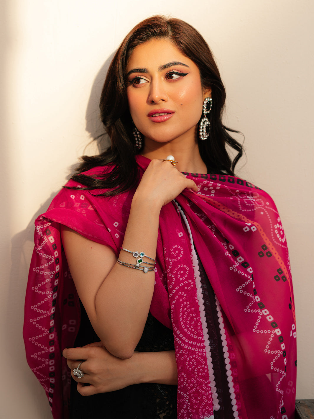 Mahnur | Allenura Luxury Lawn 24 | MOCHA -  Mahnur Luxury - Original Designer Dress - House of Maryam