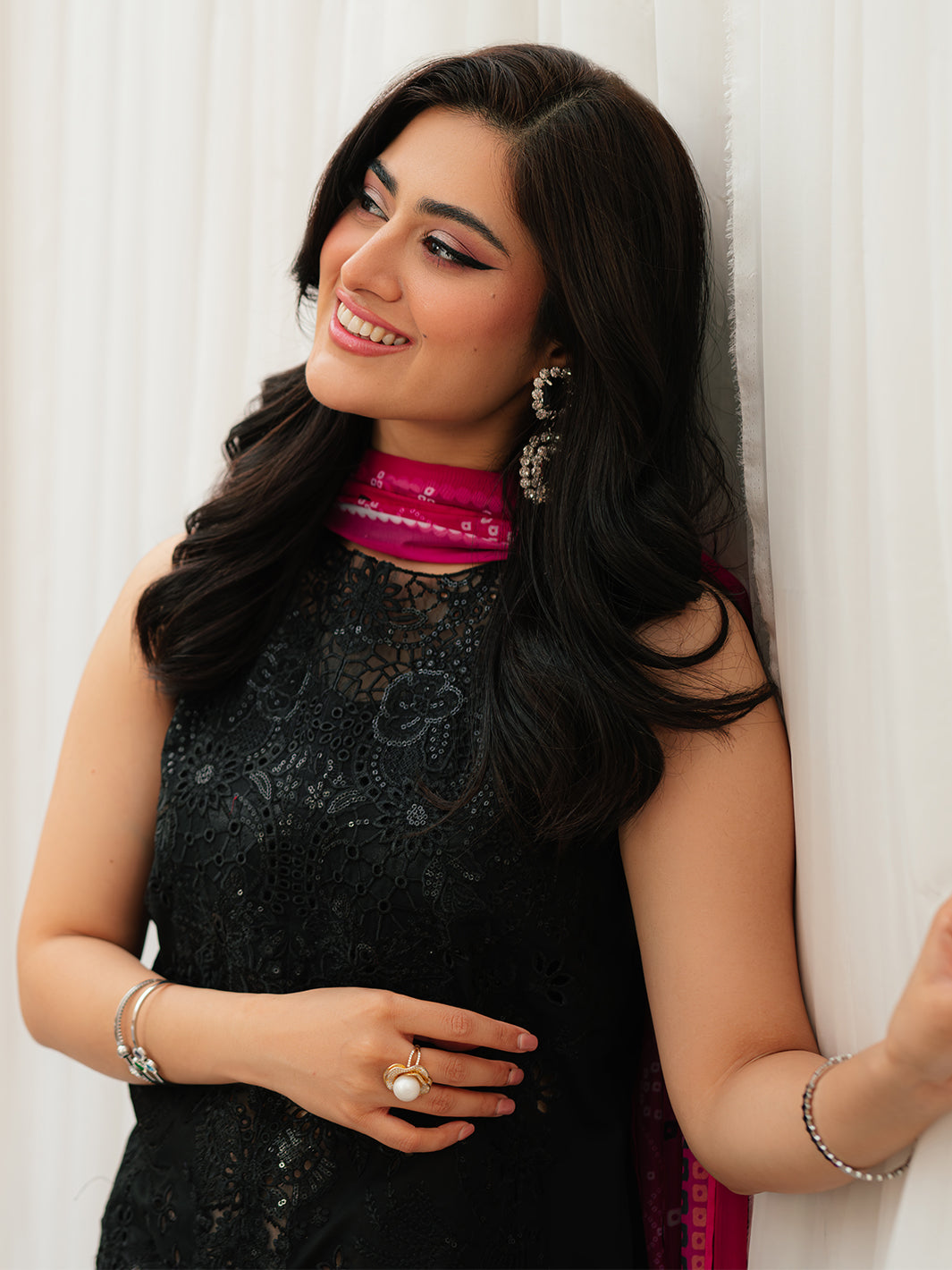 Mahnur | Allenura Luxury Lawn 24 | MOCHA -  Mahnur Luxury - Original Designer Dress - House of Maryam