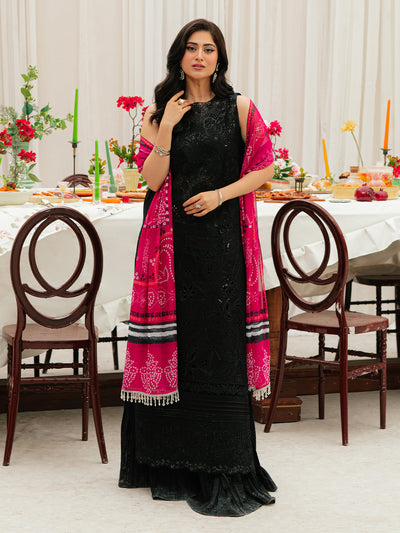 Mahnur | Allenura Luxury Lawn 24 | MOCHA -  Mahnur Luxury - Original Designer Dress - House of Maryam