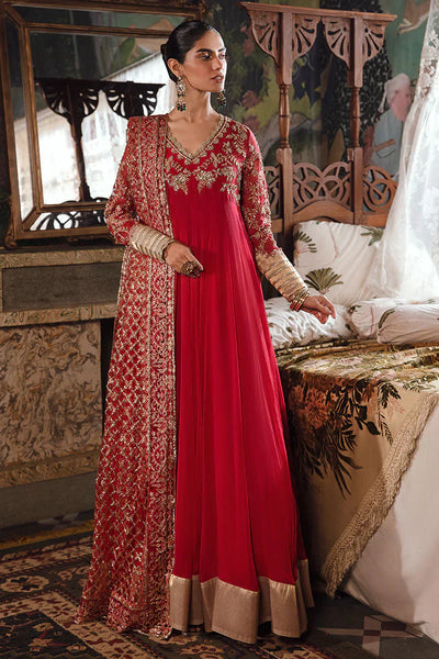 Mushq | Irha Kalidaar Chiffon Pret | MALIAH -  Mushq Formal - Original Designer Dress - House of Maryam