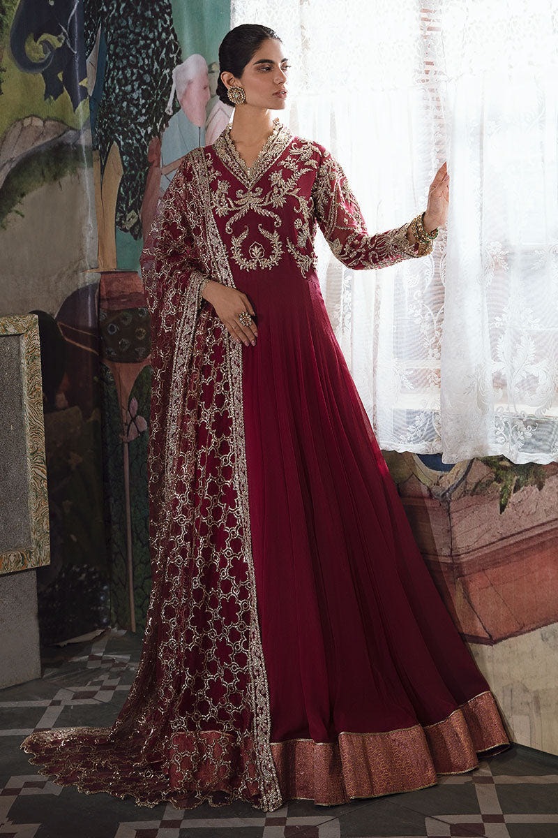Mushq | Irha Kalidaar Chiffon Pret | NYRA -  Mushq Formal - Original Designer Dress - House of Maryam