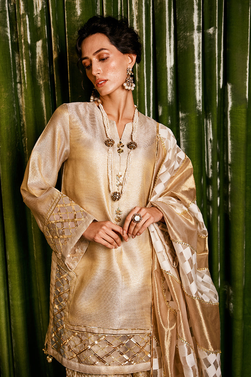 Mushq | Chandni Gota Love It | Basanti -  Mushq Ladies Clothes - Original Designer Dress - House of Maryam