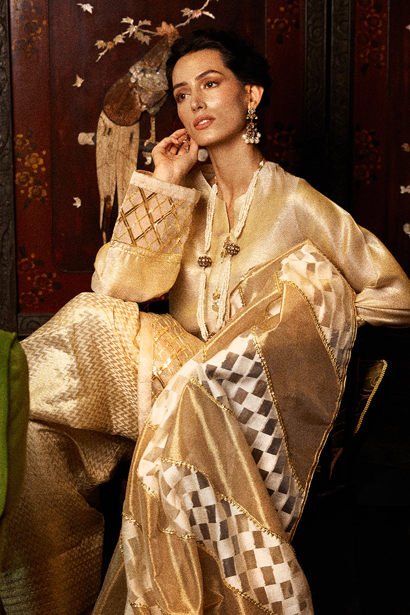 Mushq | Chandni Gota Love It | Basanti -  Mushq Ladies Clothes - Original Designer Dress - House of Maryam