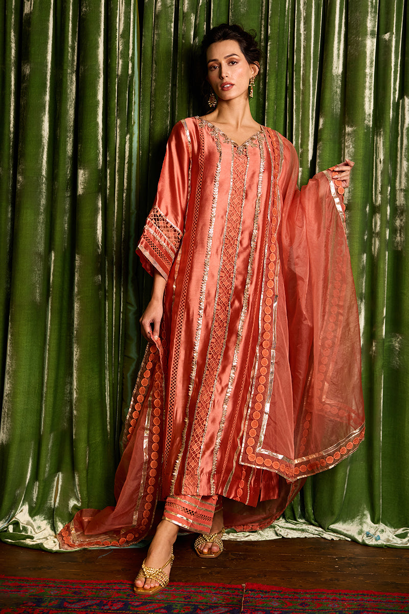 Mushq | Chandni Gota Love It | Rajputani Rani -  Mushq Ladies Clothes - Original Designer Dress - House of Maryam