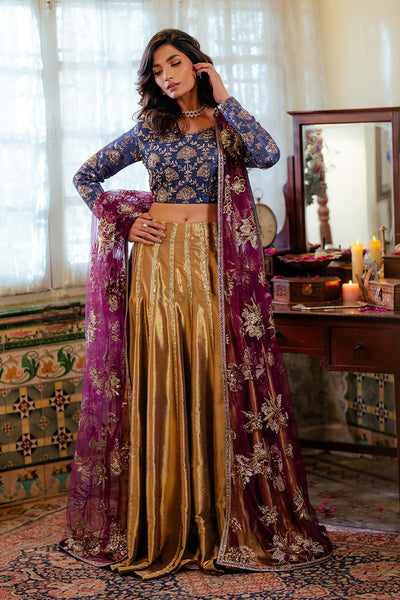 Mushq | Sunehri Resham Edit | MEENA -  Mushq Ladies Clothes - Original Designer Dress - House of Maryam