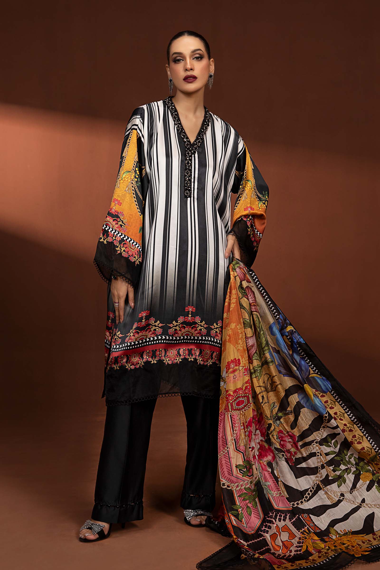 Maira B | Ready to Wear | MPS-PF24-01 -  Maria B Luxury Formals -  House of Maryam