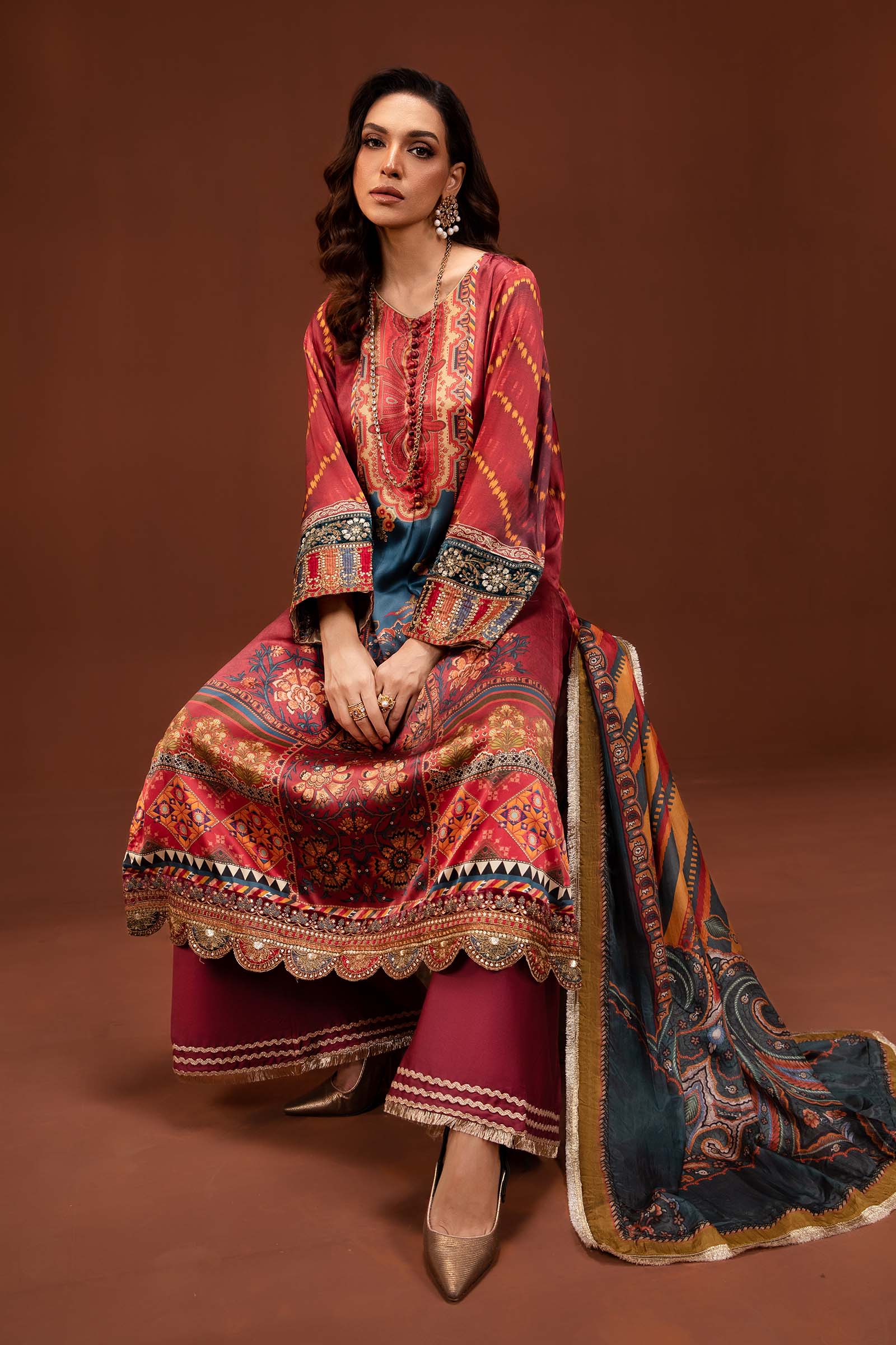 Maira B | Ready to Wear | MPS-PF24-08 -  Maria B Luxury Formals -  House of Maryam