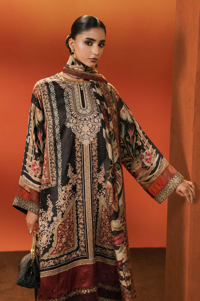 Maria B | Silk Prints '26 | MPS-EF26-02R1-Black